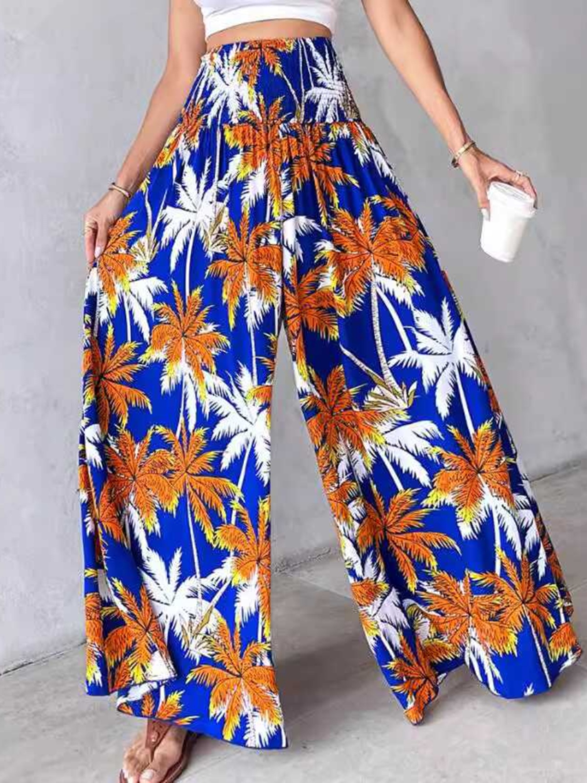 Bohemian High Waist Wide Leg P - Ethnic Boho Fashion บทวิจารณ์และราคา