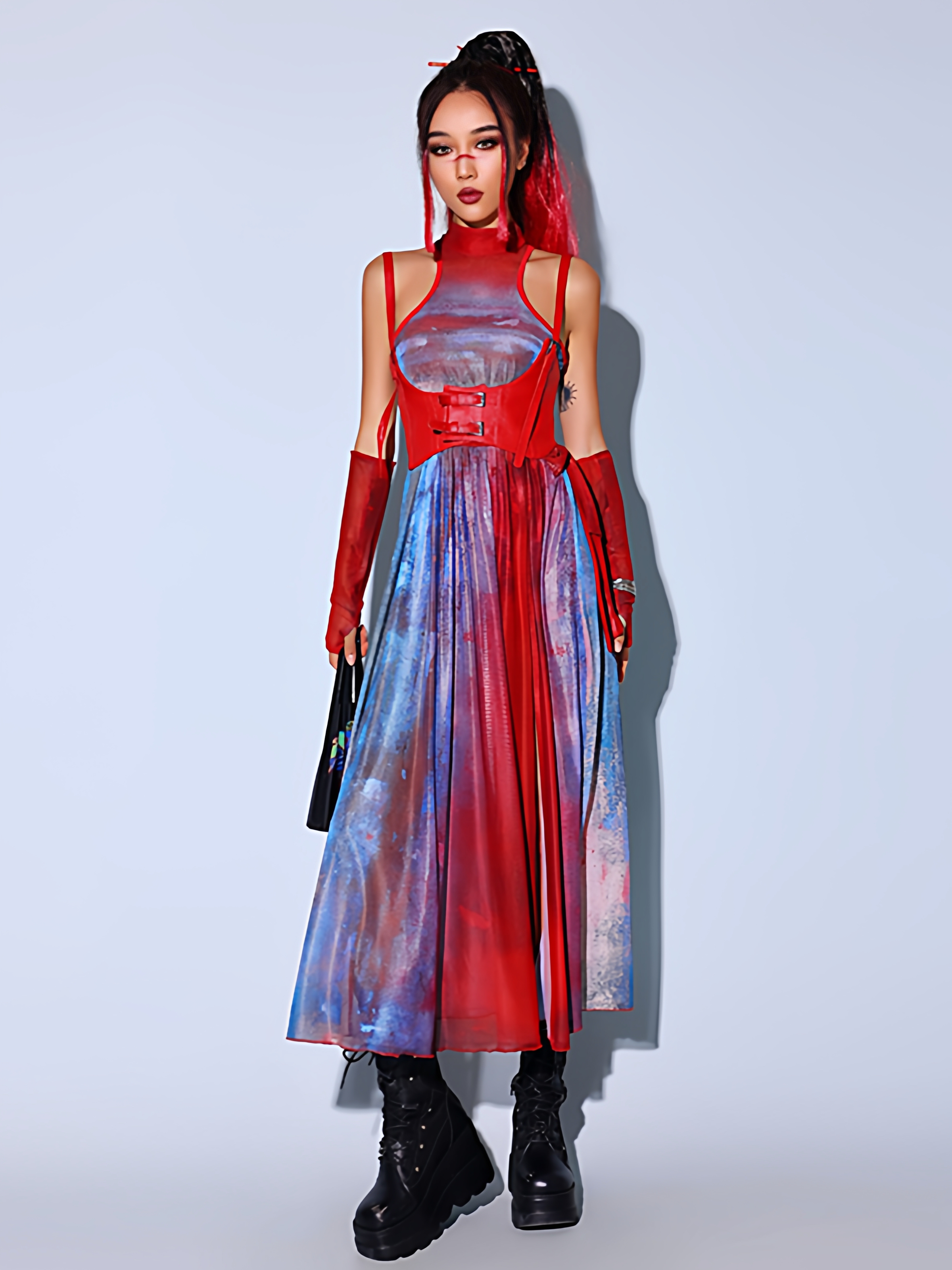 Modern Dance Performance Outfi - Ethnic Dress Fashion Show บทวิจารณ์และราคา