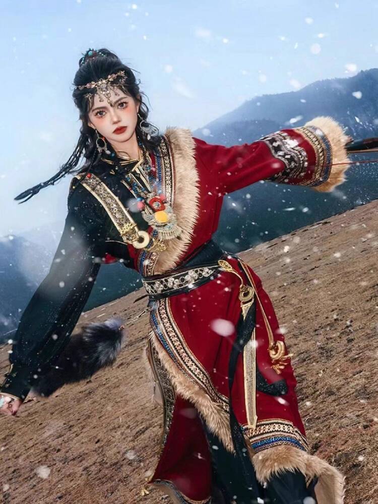 New Tibetan robe Tibet brigade - Ethnic Clothing & Online Fashion Store Khaadi Us บทวิจารณ์และราคา