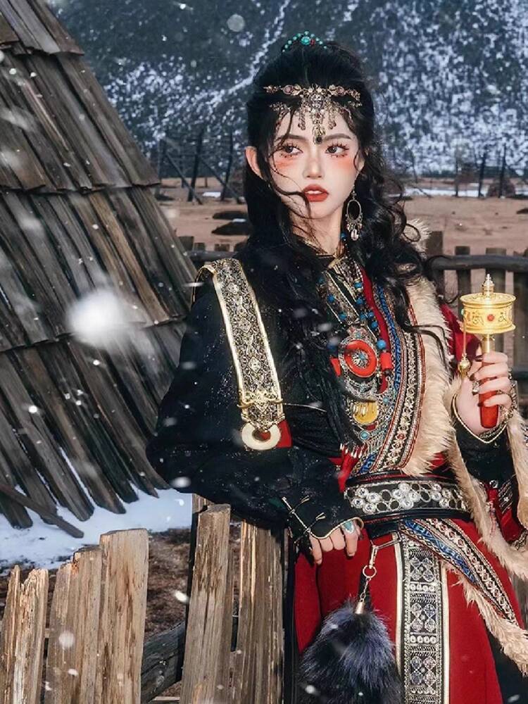 New Tibetan robe Tibet brigade - Ethnic Clothing & Online Fashion Store Khaadi Us บทวิจารณ์และราคา