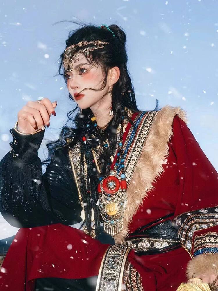 New Tibetan robe Tibet brigade - Ethnic Clothing & Online Fashion Store Khaadi Us บทวิจารณ์และราคา