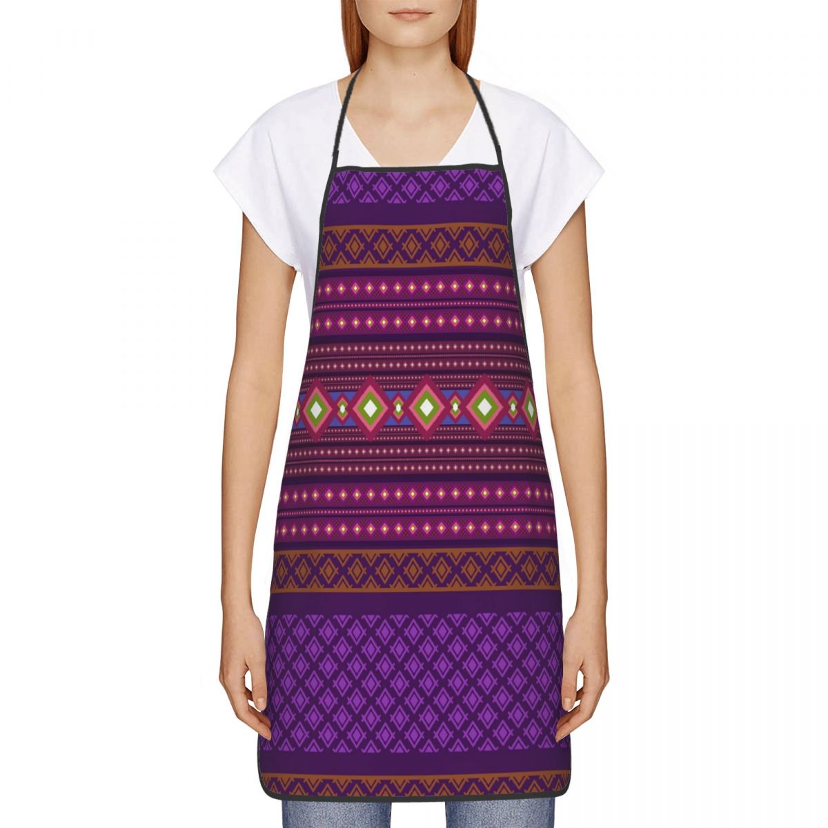 Custom Bib Ikat Geometric Trib - Ikat Woven Fabric บทวิจารณ์และราคา