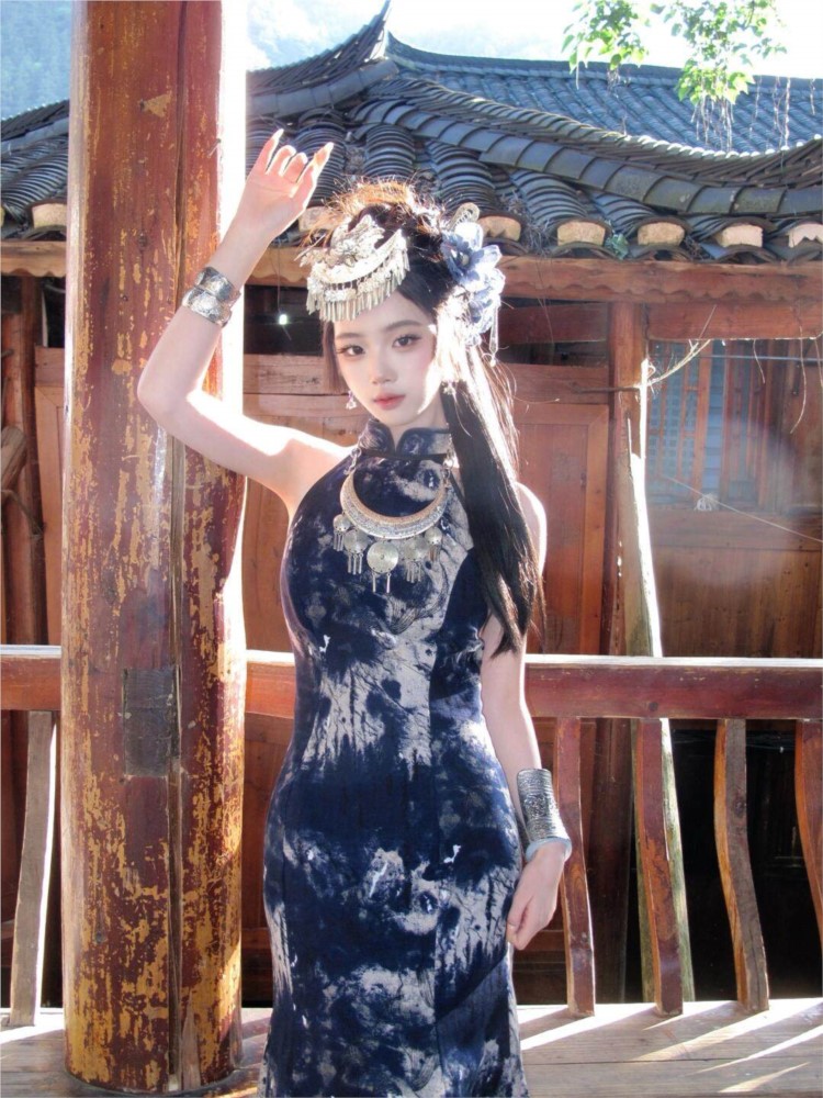 New batik dress cool women's w - Ethnic Dress Fashion Show บทวิจารณ์และราคา