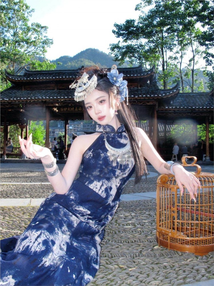 New batik dress cool women's w - Ethnic Dress Fashion Show บทวิจารณ์และราคา