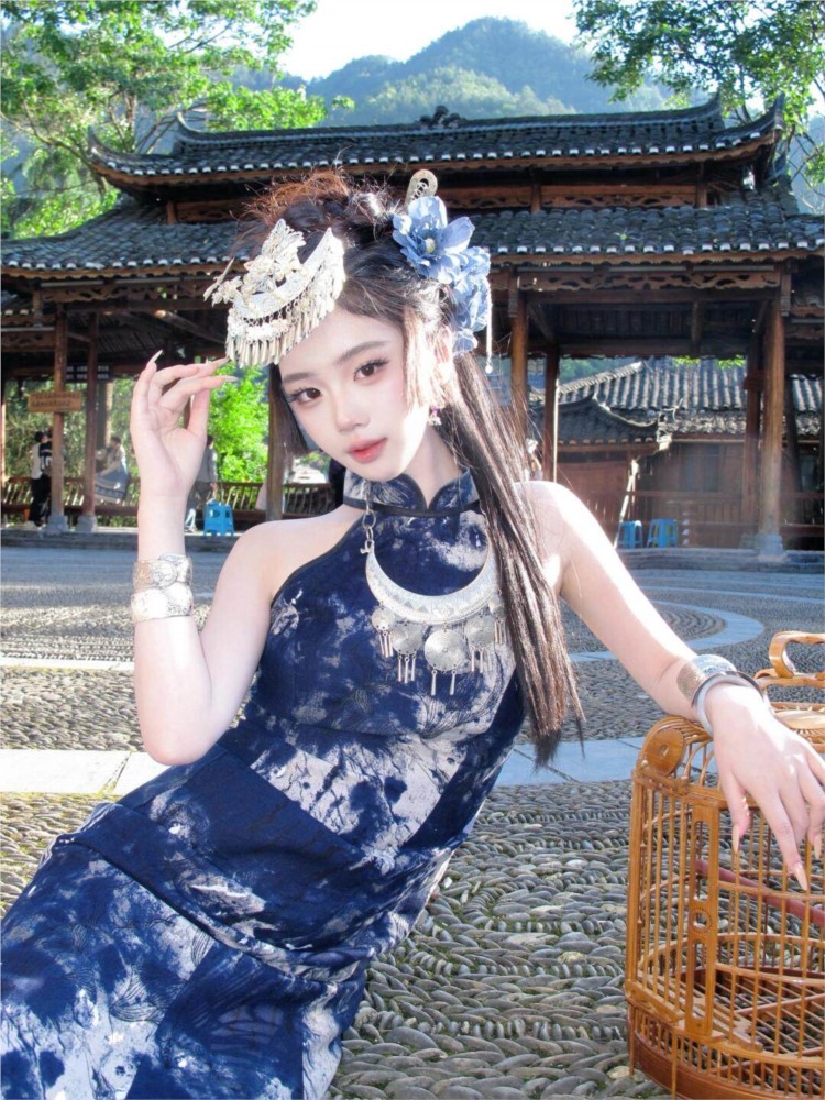 New batik dress cool women's w - Ethnic Dress Fashion Show บทวิจารณ์และราคา