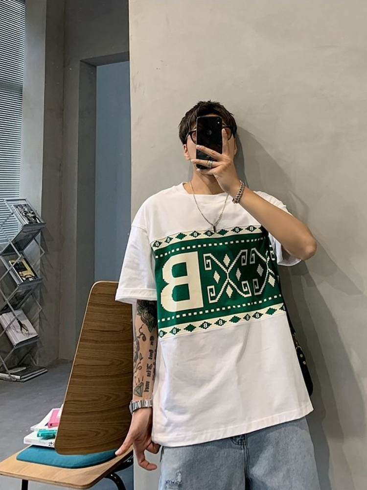 Plus Size Men's Short Sleeve T - Ethnic Fashion Instagram บทวิจารณ์และราคา