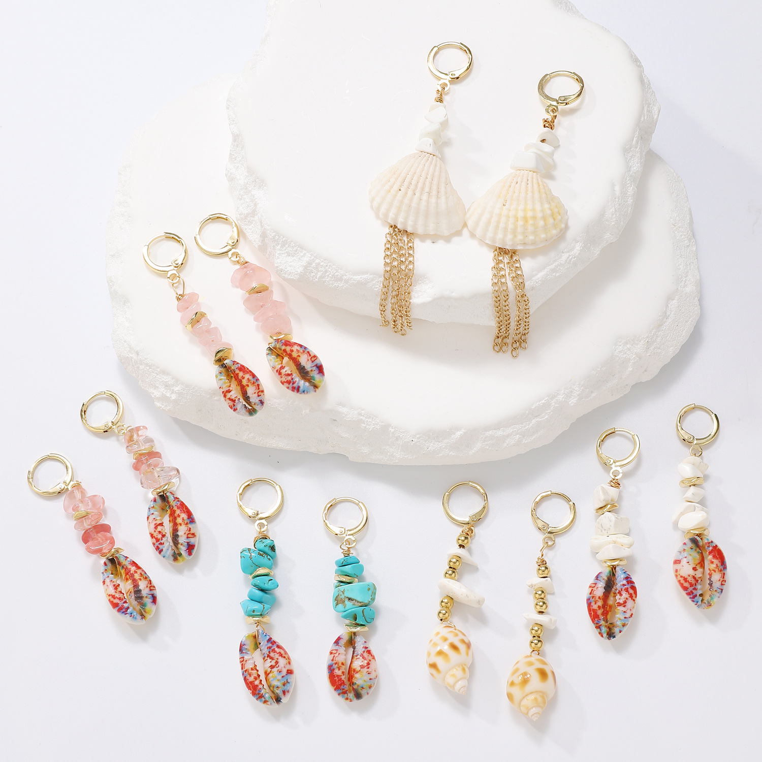 Bohemian Ocean Beach Shell Dro - Ethnic Fashion Trends 2026 บทวิจารณ์และราคา