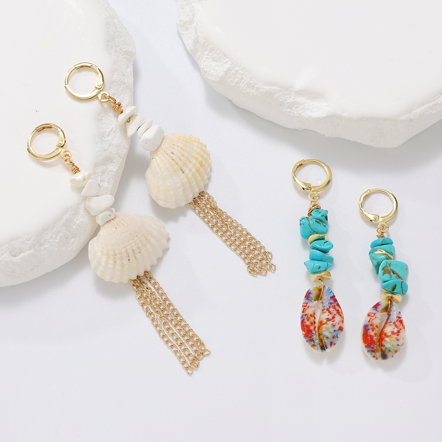 Bohemian Ocean Beach Shell Dro - Ethnic Fashion Trends 2026 บทวิจารณ์และราคา