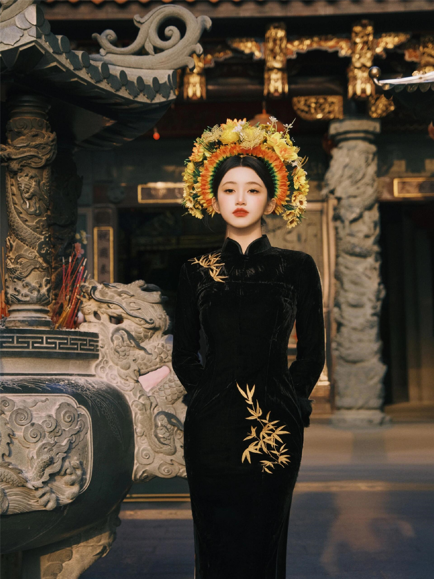 Elegant Black  Photography Cos - Ethnic Fashion Studio บทวิจารณ์และราคา
