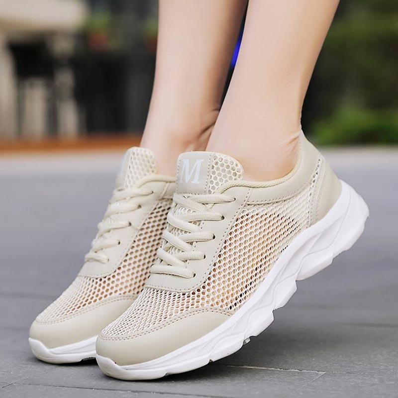 Summer Breathable Sneakers Wom - Ethnic Styling Tips บทวิจารณ์และราคา