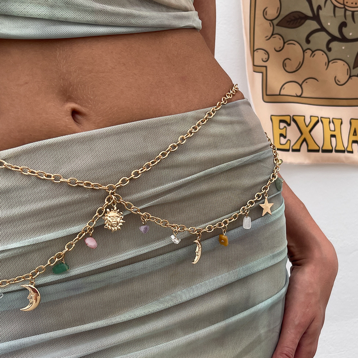 Boho Star Moon Sun Pendant Wai - Ethnic Boho Fashion บทวิจารณ์และราคา