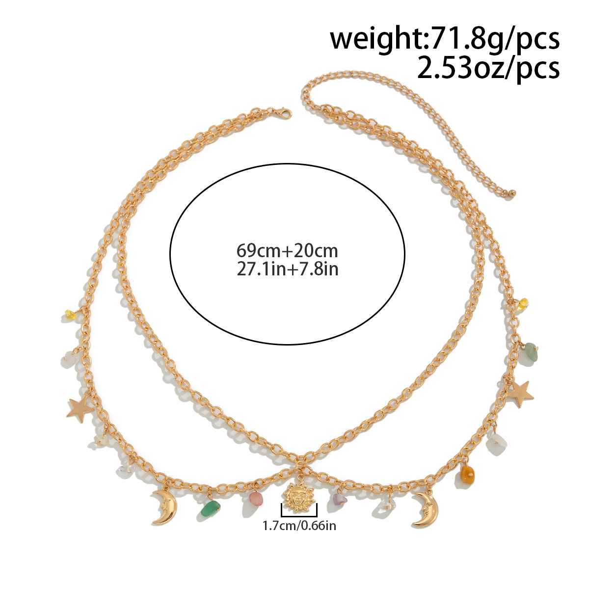 Boho Star Moon Sun Pendant Wai - Ethnic Boho Fashion บทวิจารณ์และราคา