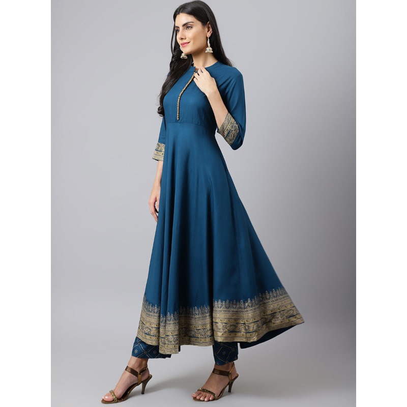 Indian Ethnic Wear Women Kurta - Salwar Kameez Set บทวิจารณ์และราคา