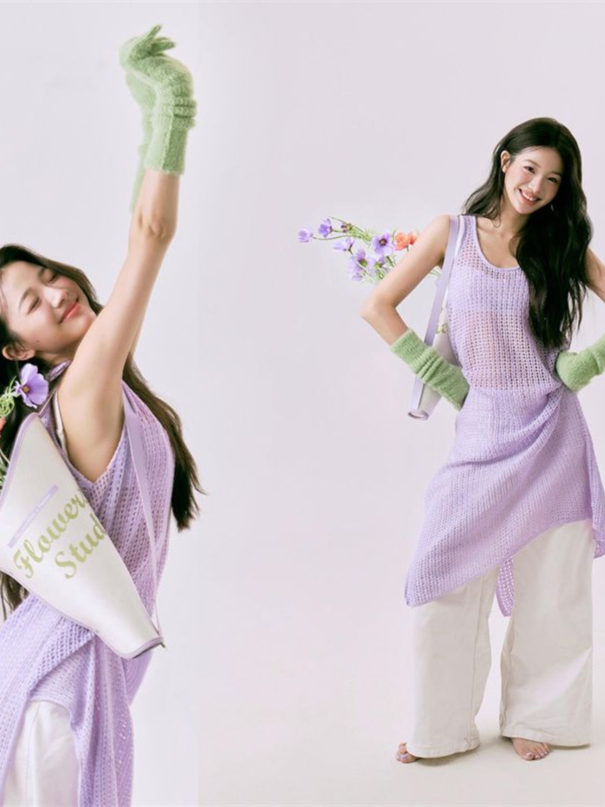 Romantic Spring  Flower Print  - Ethnic Fashion Studio บทวิจารณ์และราคา