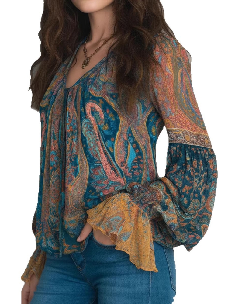 Ethnic Women Vintage Bohemian  - Ethnic Boho Fashion บทวิจารณ์และราคา