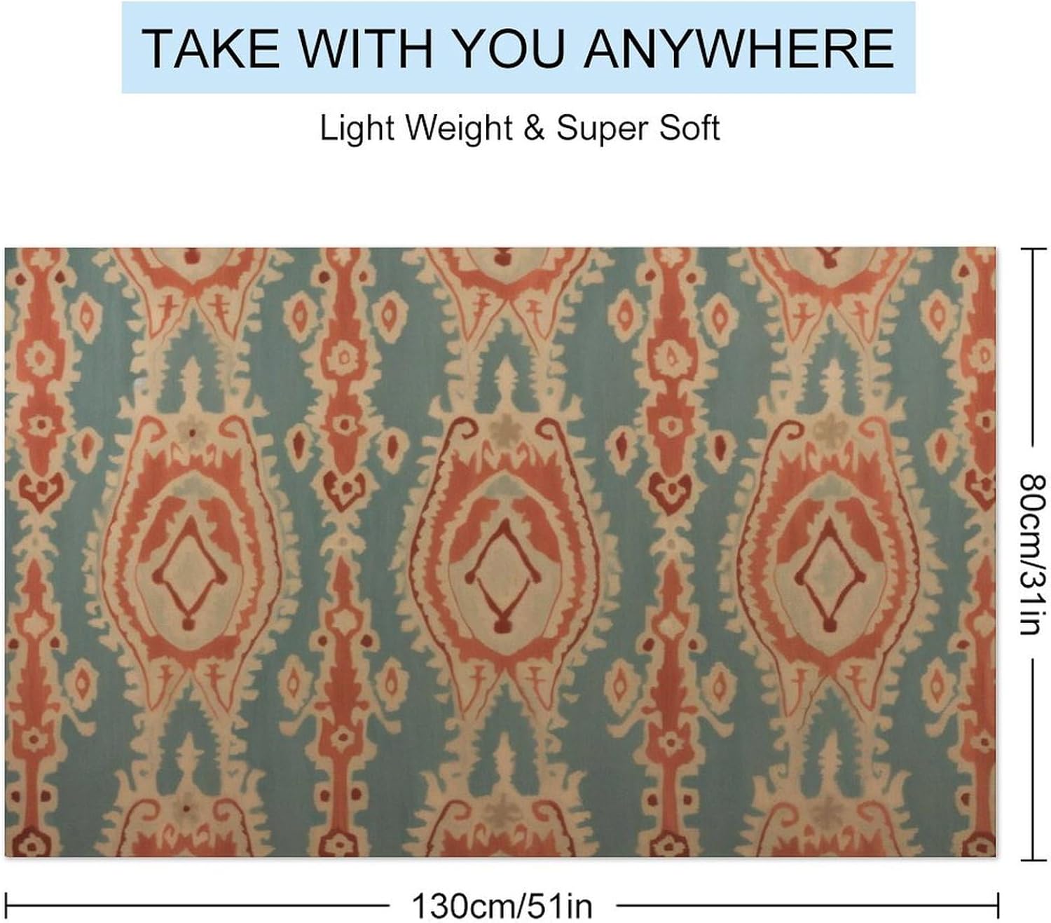 Fabric Pattern Beach Towels Ab - Ikat Woven Fabric บทวิจารณ์และราคา