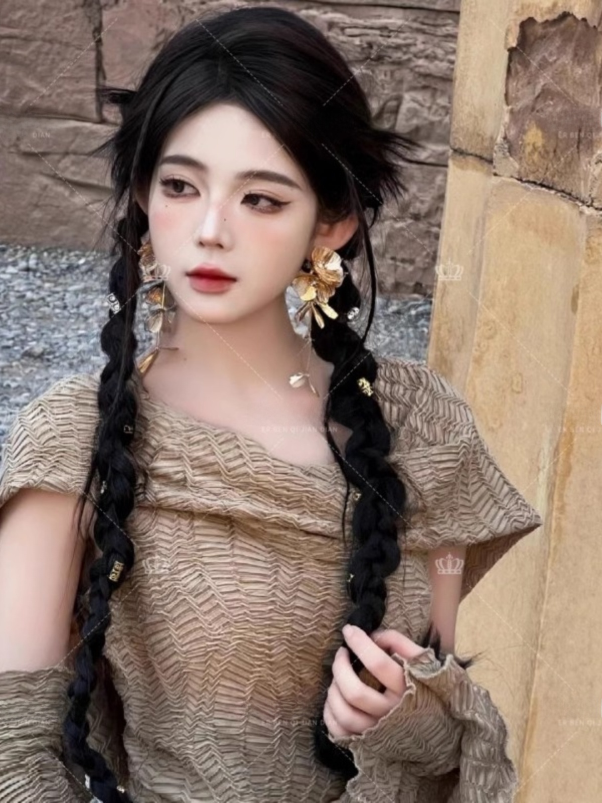 Desert  Themed Long Dress Wome - Ethnic Clothing & Online Fashion Store Khaadi Us บทวิจารณ์และราคา