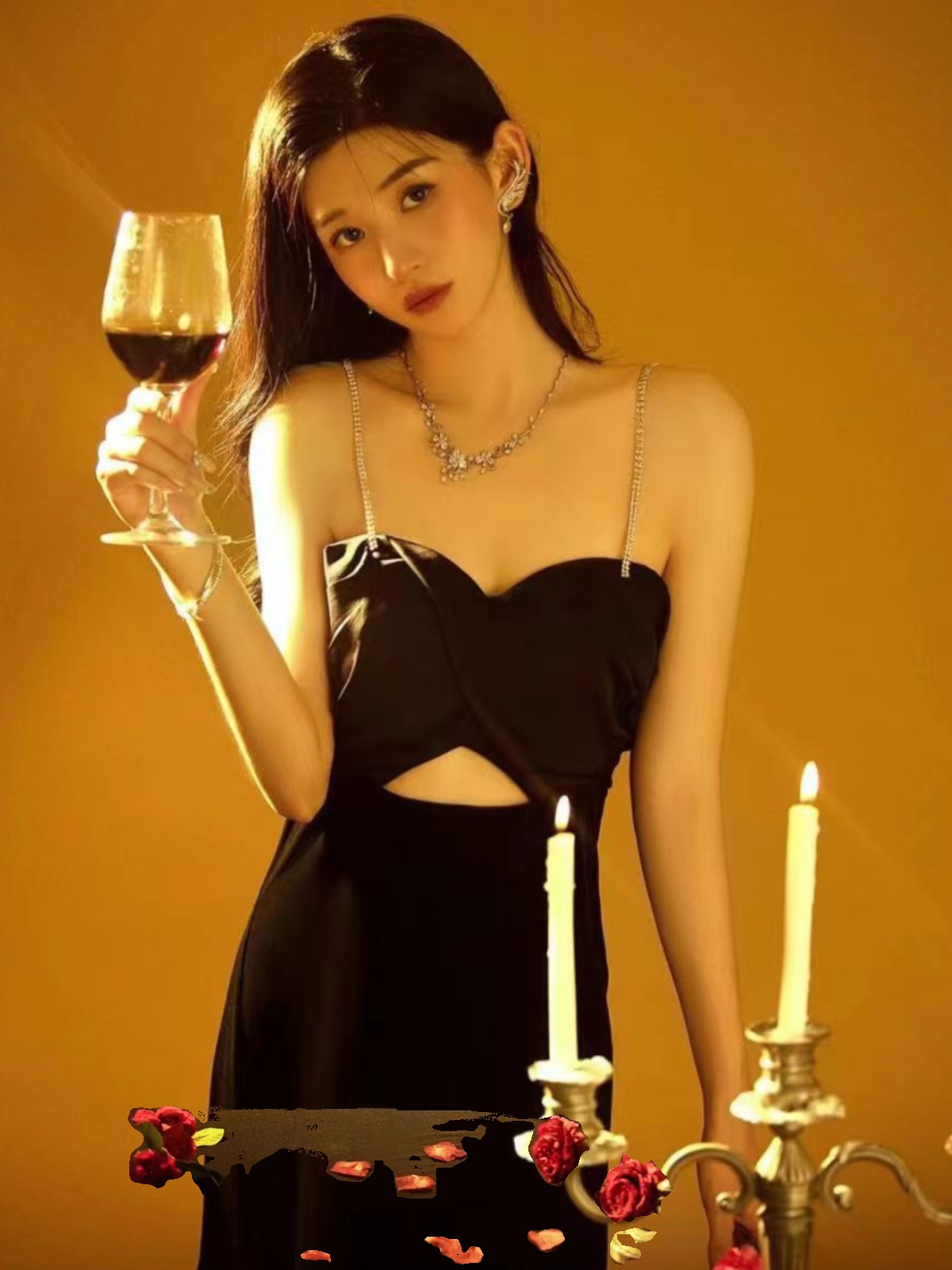 Sexy Backless Strap Dress Phot - Ethnic Fashion Studio บทวิจารณ์และราคา