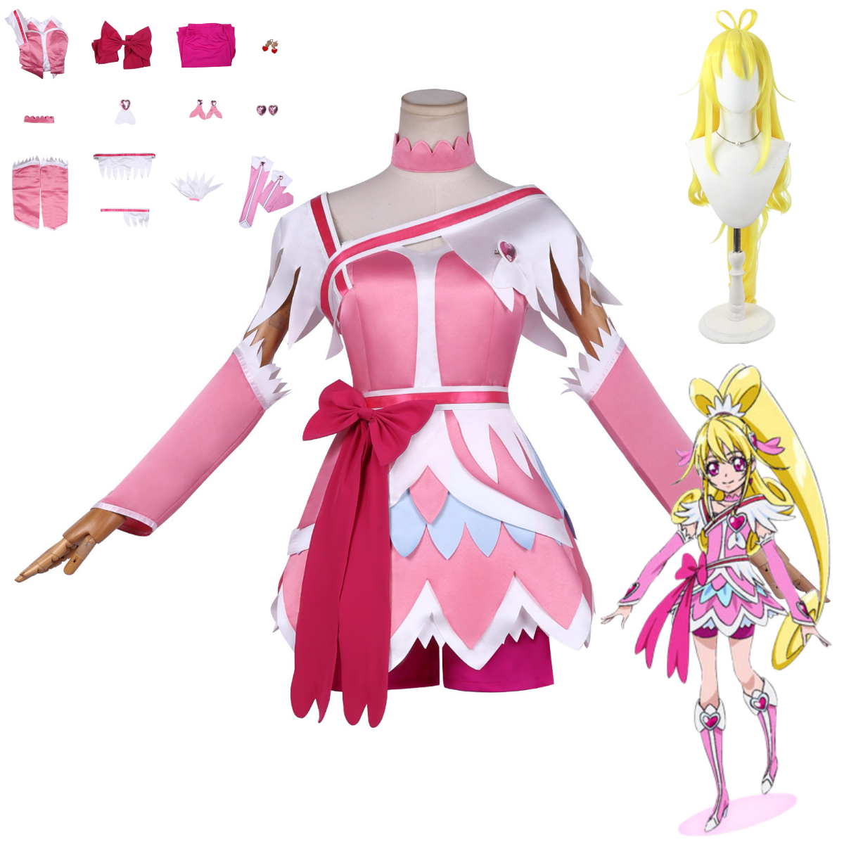 Anime Doki Doki! PreCure Cure  - Ethnic Outfit บทวิจารณ์และราคา