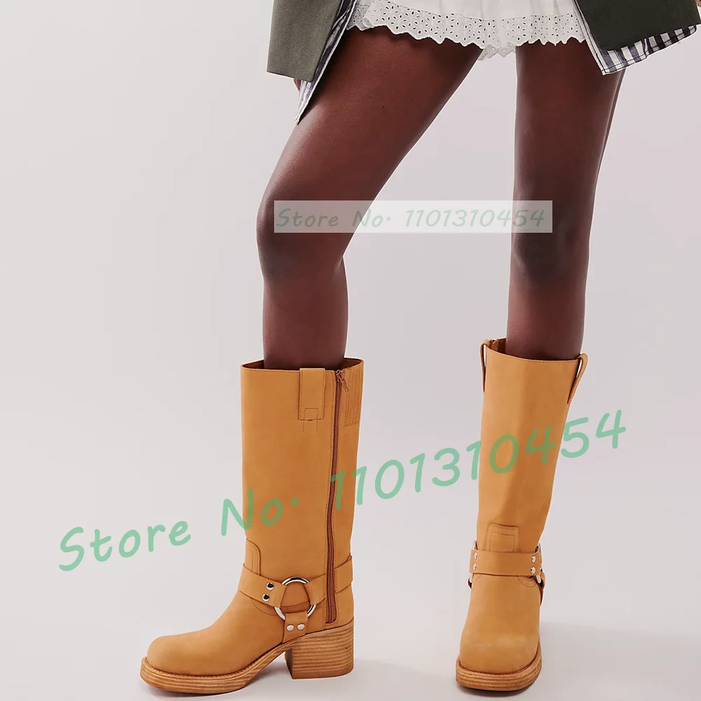 Harness Western Knee High Boot - Ethnic Outfit บทวิจารณ์และราคา