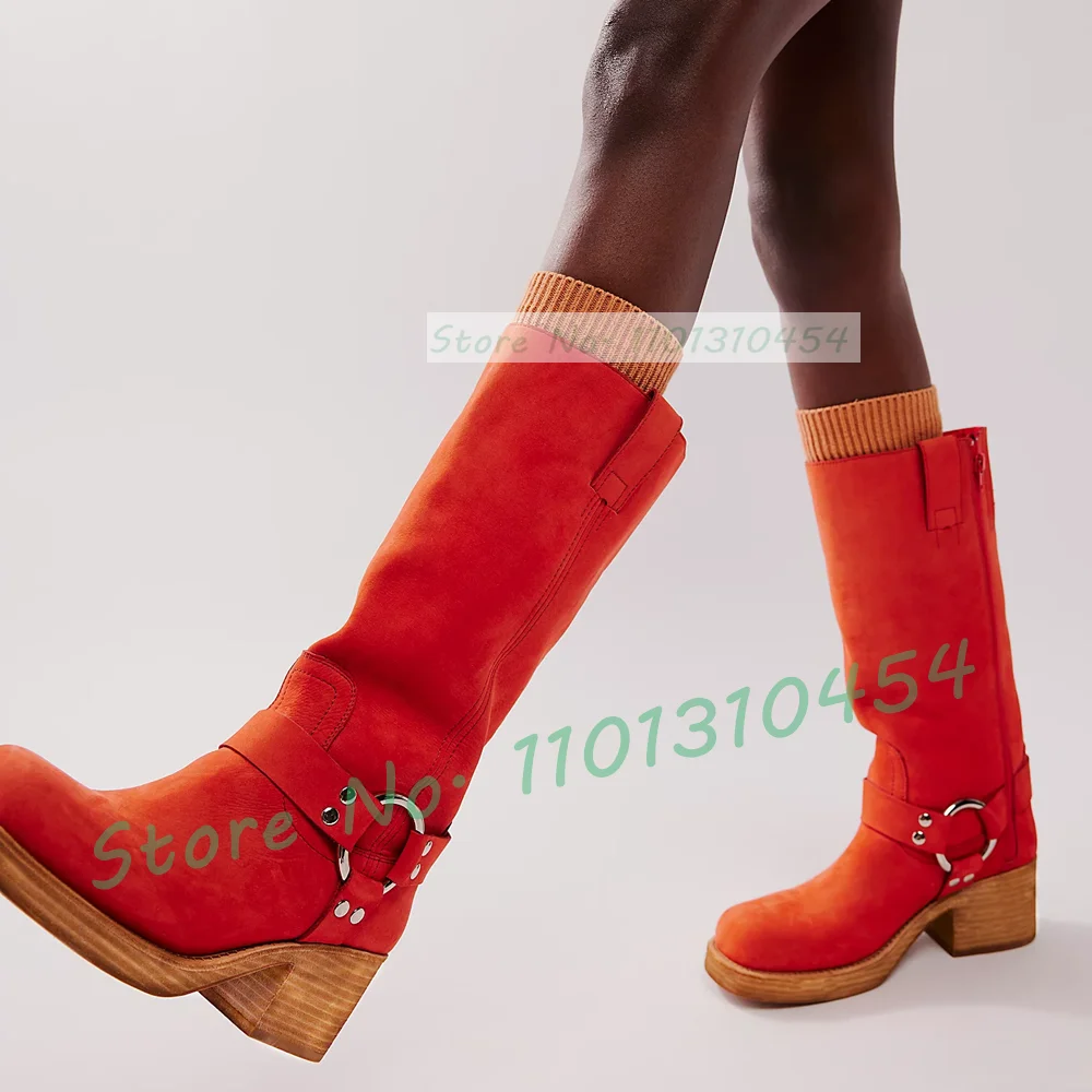 Harness Western Knee High Boot - Ethnic Outfit บทวิจารณ์และราคา