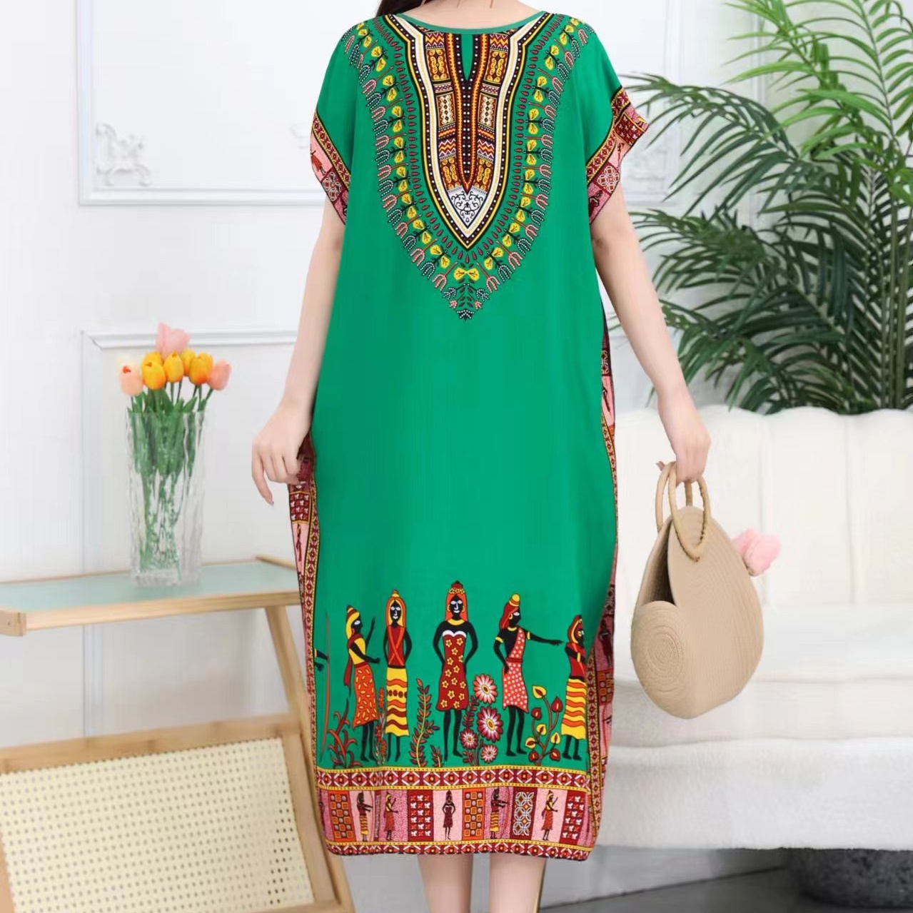 Casual Elegant Bohemian Printe - Ethnic Boho Fashion บทวิจารณ์และราคา