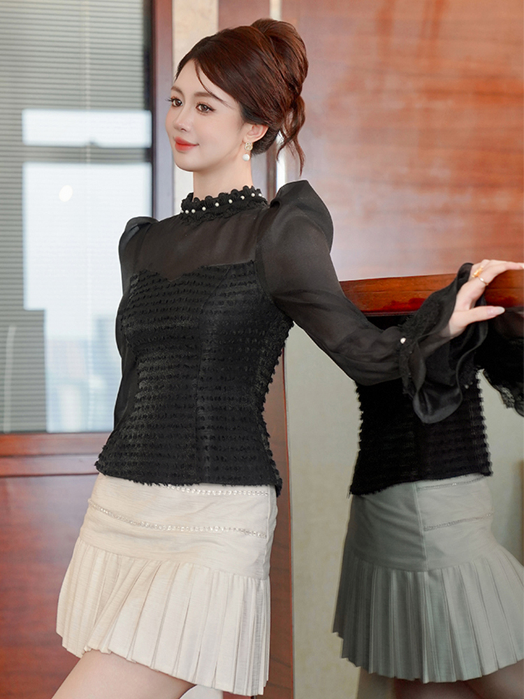 Fake 2-Piece Black Formal Occa - Thai Silk Blouse บทวิจารณ์และราคา