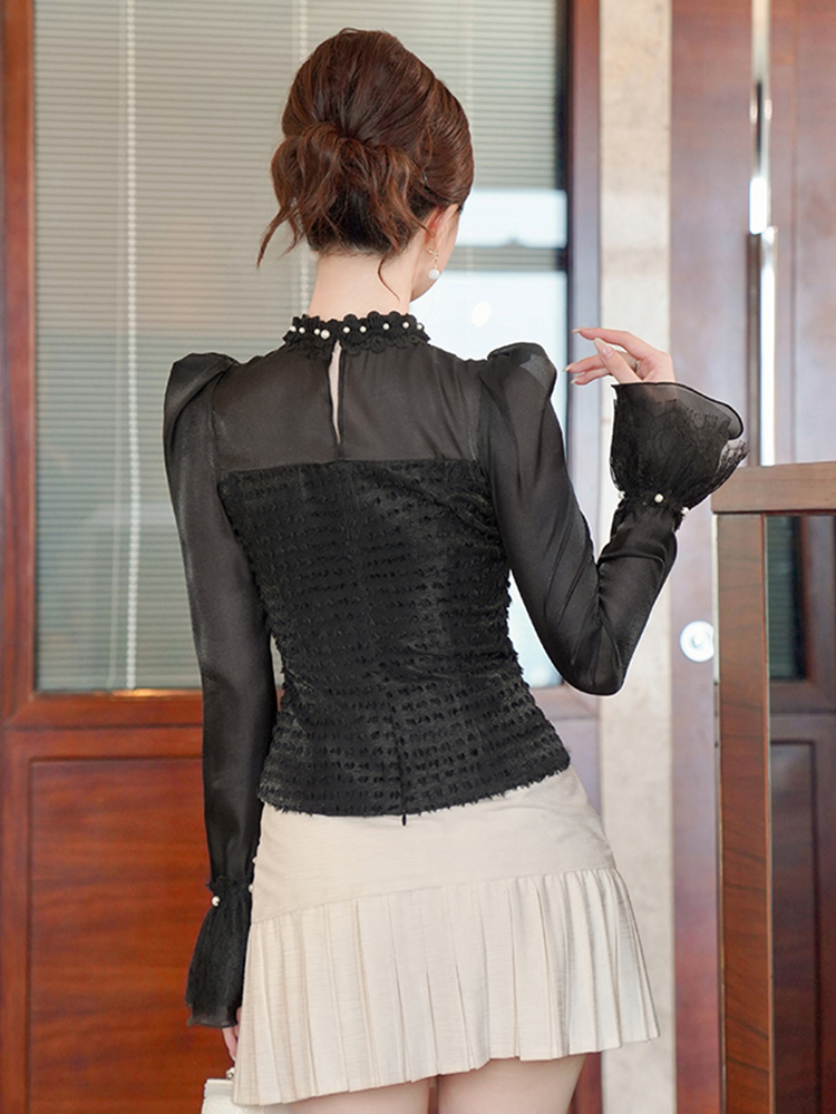 Fake 2-Piece Black Formal Occa - Thai Silk Blouse บทวิจารณ์และราคา