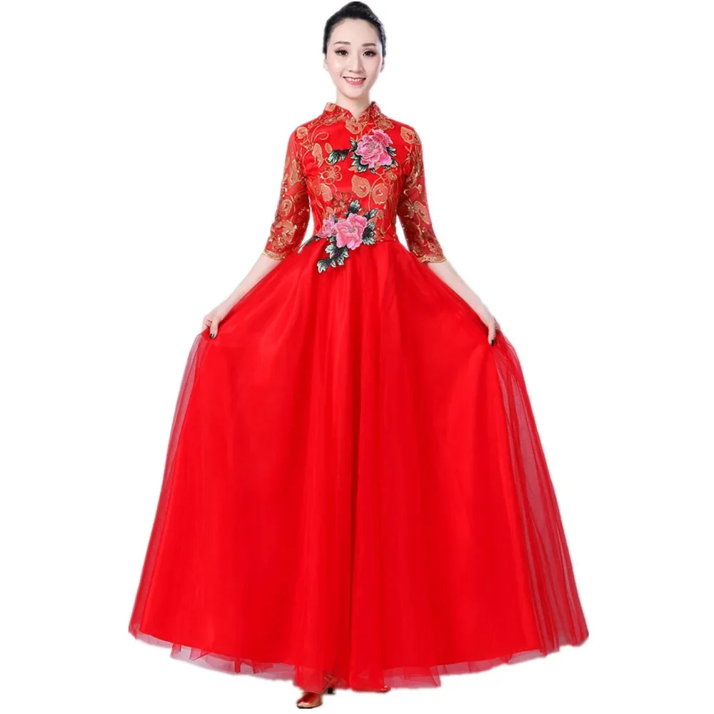 Ethnic Style Embroidery Chines - Ethnic Dress Fashion Show บทวิจารณ์และราคา