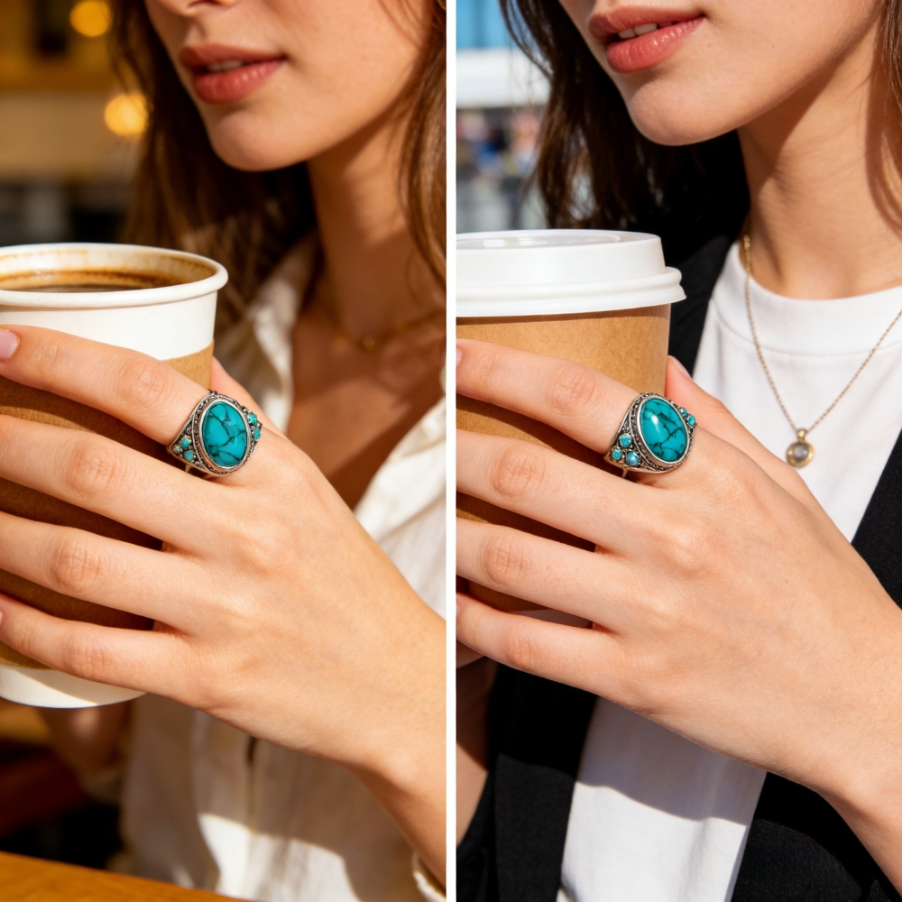 Instagram Trendy Turquoise Rin - Ethnic Fashion Instagram บทวิจารณ์และราคา