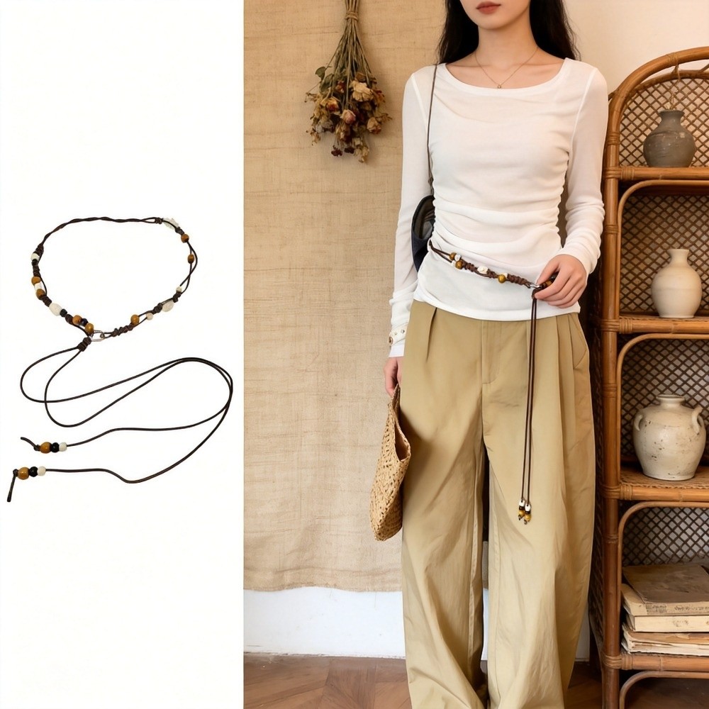 Ethnic Hand-Woven Waist Chain  - Ethnic Dress Fashion Show บทวิจารณ์และราคา