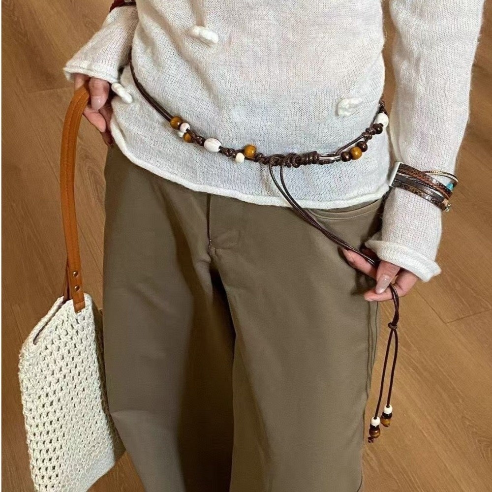 Ethnic Hand-Woven Waist Chain  - Ethnic Dress Fashion Show บทวิจารณ์และราคา