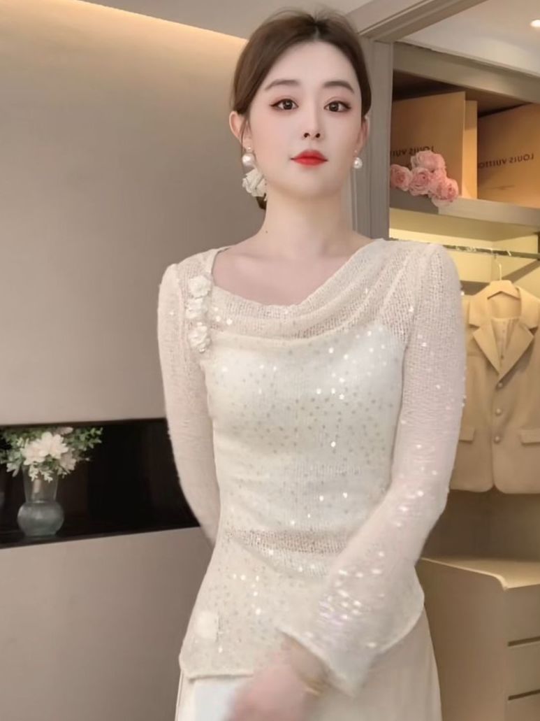 Elegant Women Blouse With Bead - Thai Silk Blouse บทวิจารณ์และราคา