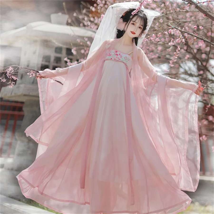 Hanfu Chinese Traditional Dres - Ethnic Dress Fashion Show บทวิจารณ์และราคา