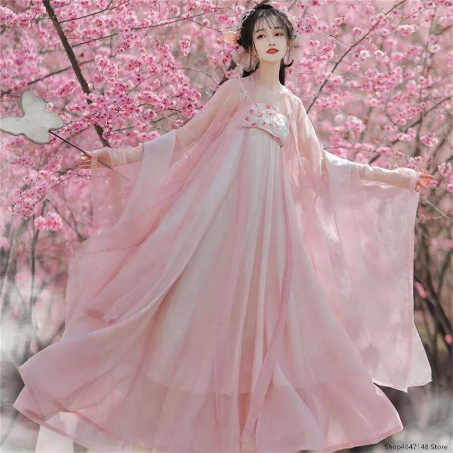 Hanfu Chinese Traditional Dres - Ethnic Dress Fashion Show บทวิจารณ์และราคา